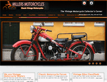 Tablet Screenshot of millersmotorcycles.com